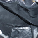 CHANEL COCO Mark Purse Shoulder Bag Lamb Skin Black CC Auth bs16571-18