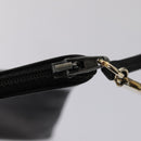 CHANEL COCO Mark Purse Shoulder Bag Lamb Skin Black CC Auth bs16571-22