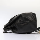 CHANEL COCO Mark Purse Shoulder Bag Lamb Skin Black CC Auth bs16571-4