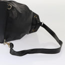 CHANEL COCO Mark Purse Shoulder Bag Lamb Skin Black CC Auth bs16571-7