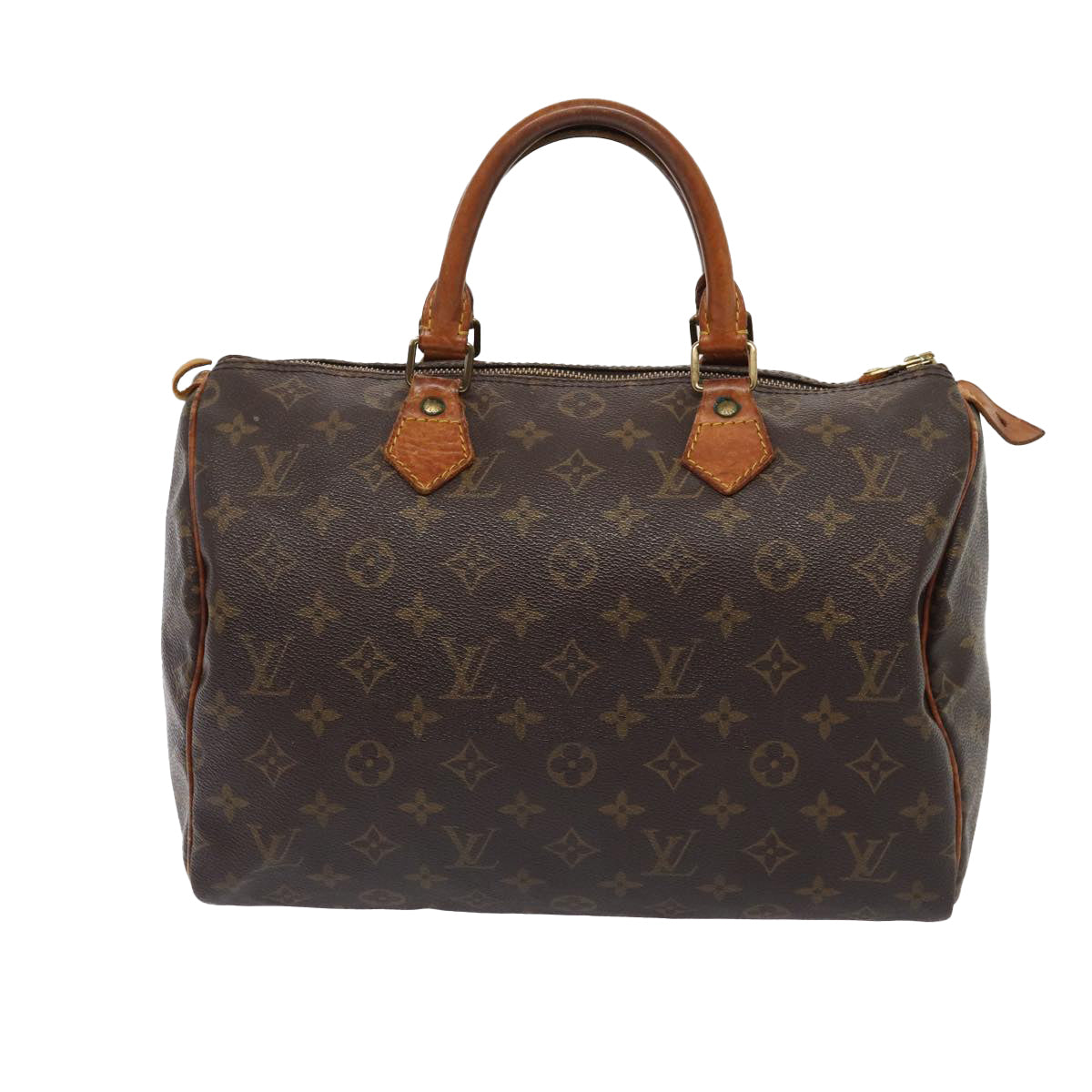 LOUIS VUITTON Monogram Speedy 30 Hand Bag M41526 LV Auth bs16588