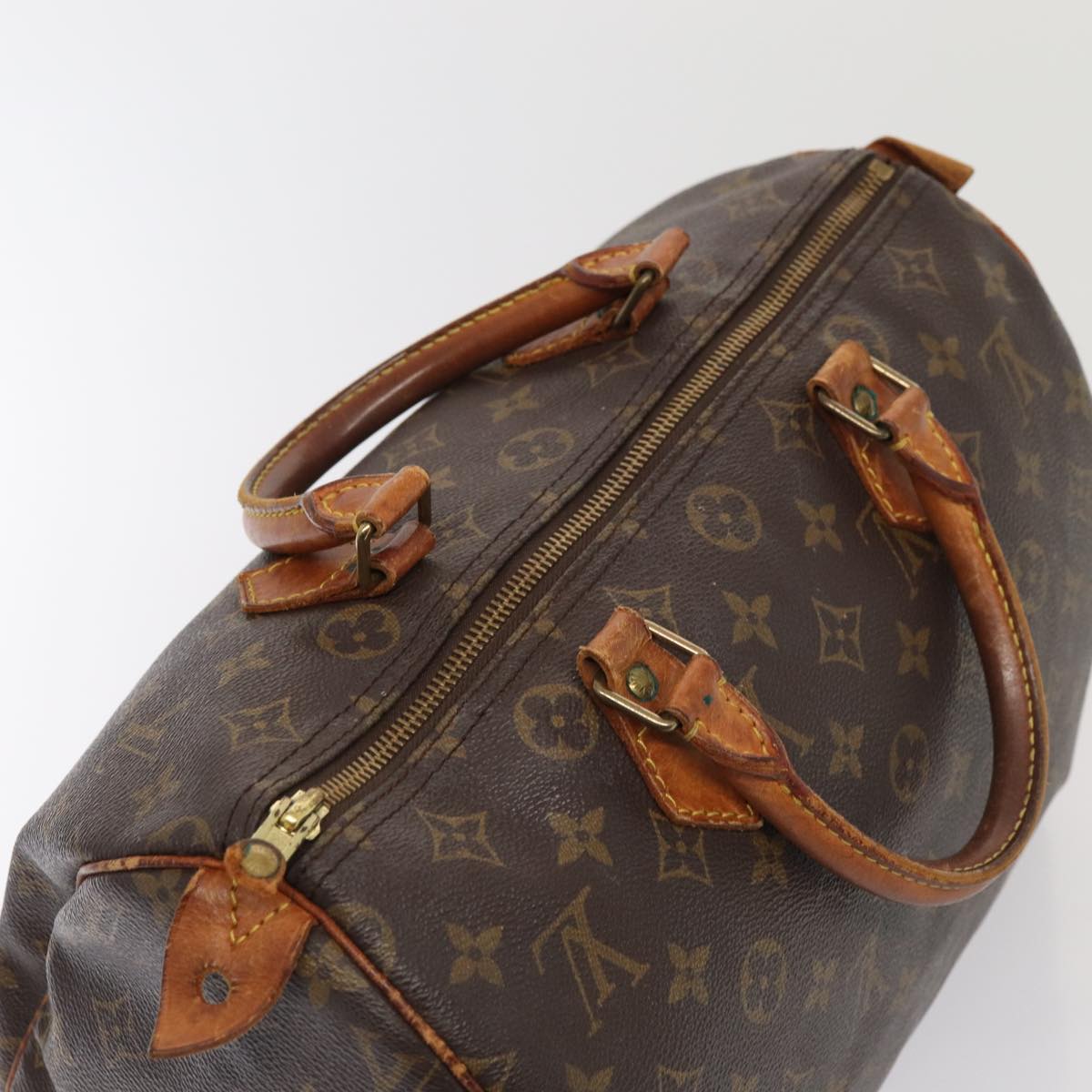 LOUIS VUITTON Monogram Speedy 30 Hand Bag M41526 LV Auth bs16588