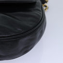 CHANEL Matelasse Chain Shoulder Bag Lamb Skin Black CC Auth bs16595-15