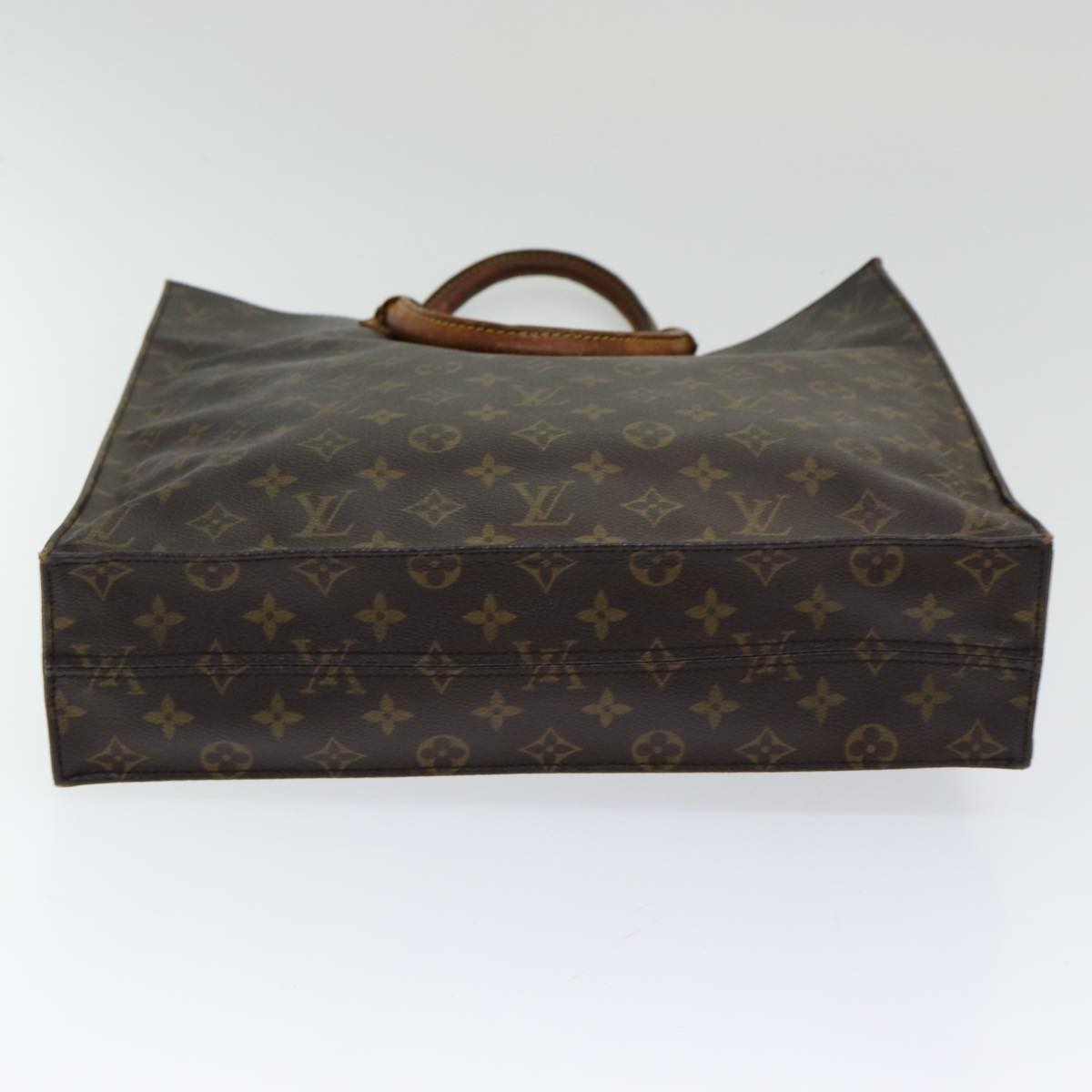 LOUIS VUITTON Monogram Sac Plat Hand Bag M51140 LV Auth bs16607