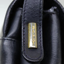 BALLY Shoulder Bag Leather Black Auth bs16610-17