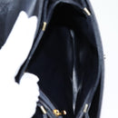 BALLY Shoulder Bag Leather Black Auth bs16610-19