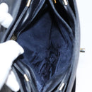 BALLY Shoulder Bag Leather Black Auth bs16610-23