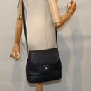 BALLY Shoulder Bag Leather Black Auth bs16610-24