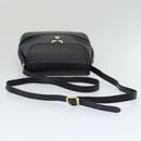 BALLY Shoulder Bag Leather Black Auth bs16610-7