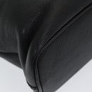 Burberrys Hand Bag Leather Black Auth bs16614-16