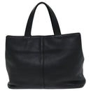 Burberrys Hand Bag Leather Black Auth bs16614-2