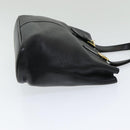 Burberrys Hand Bag Leather Black Auth bs16614-3