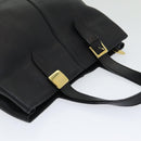 Burberrys Hand Bag Leather Black Auth bs16614-6