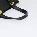 Burberrys Hand Bag Leather Black Auth bs16614-7