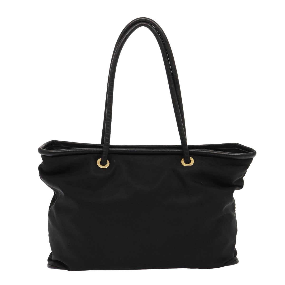 CELINE Hand Bag Nylon Black Auth bs16617 - 0