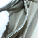 BALLY Chain Shoulder Bag Leather Gray Silver Auth bs16631-21