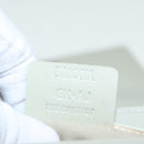 BALLY Chain Shoulder Bag Leather Gray Silver Auth bs16631-12