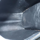 CHANEL V stitch COCO Mark Shoulder Bag Enamel Black CC Auth bs16640-21