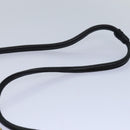 CHANEL V stitch COCO Mark Shoulder Bag Enamel Black CC Auth bs16640-8