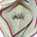 VALENTINO Studs Clutch Bag Leather Pink Gold Auth bs16650-12