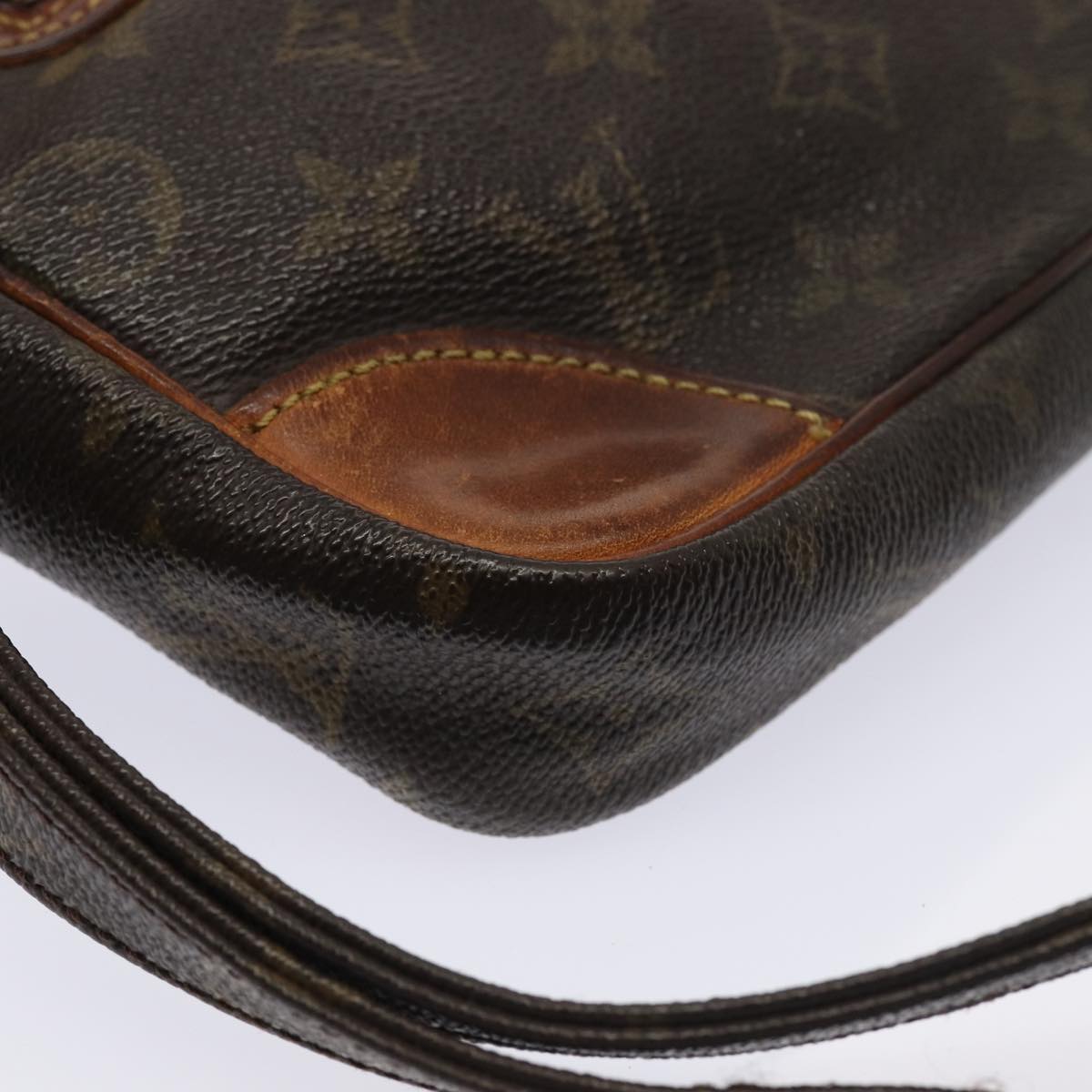 LOUIS VUITTON Monogram Marly Dragonne GM Clutch Bag Vintage M51825 Auth bs16683