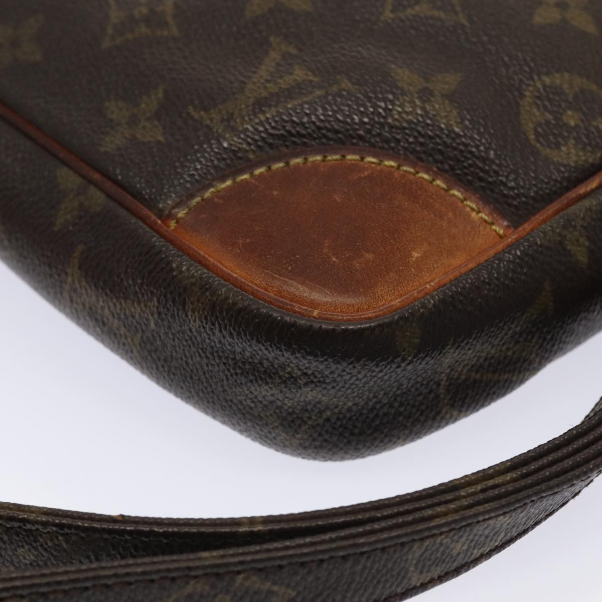 LOUIS VUITTON Monogram Marly Dragonne GM Clutch Bag Vintage M51825 Auth bs16683