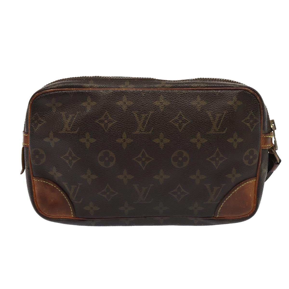 LOUIS VUITTON Monogram Marly Dragonne GM Clutch Bag Vintage M51825 Auth bs16683 - 0