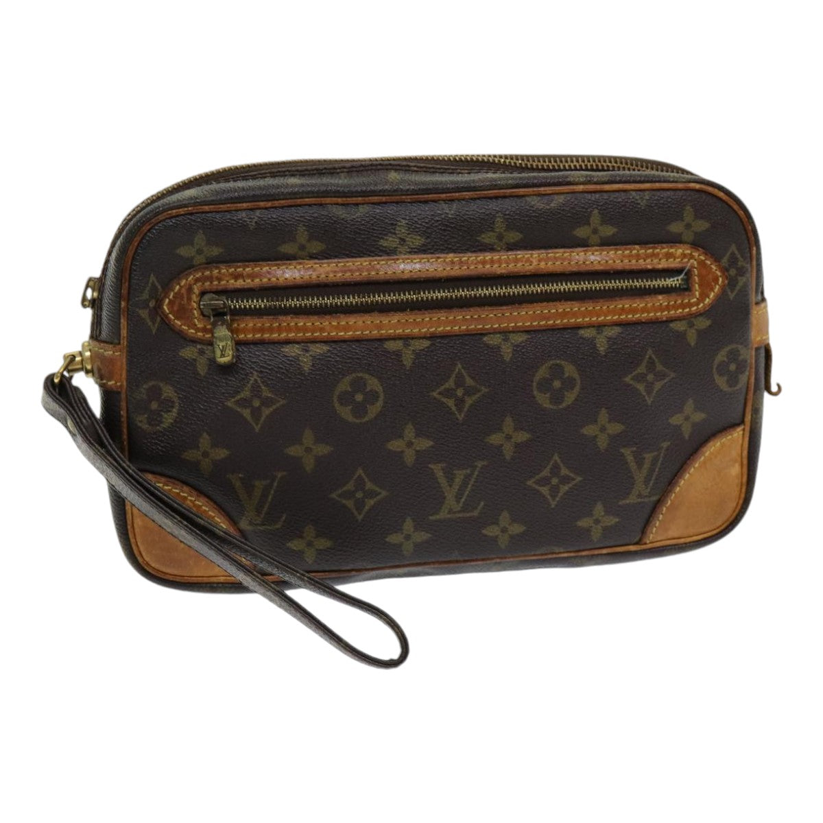 LOUIS VUITTON Monogram Marly Dragonne GM Clutch Bag M51825 LV Auth bs16684