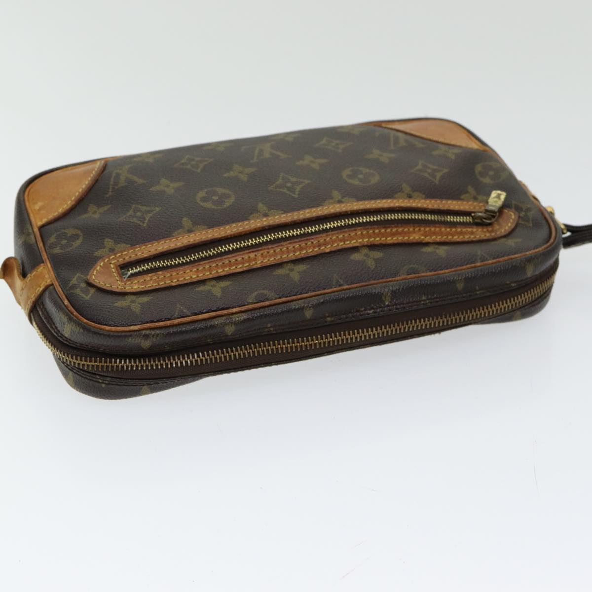 LOUIS VUITTON Monogram Marly Dragonne GM Clutch Bag M51825 LV Auth bs16684