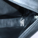 Gianni Versace Clutch Bag Leather Black Auth bs16724-20