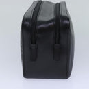 Gianni Versace Clutch Bag Leather Black Auth bs16724-3