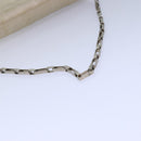 CHANEL Choco Bar Chain Hand Bag Satin Beige Navy CC Auth bs16725-8