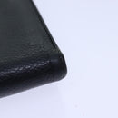 CHANEL COCO Mark Wallet Caviar Skin Black Gold CC Auth bs16751-16