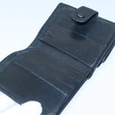 CHANEL COCO Mark Wallet Caviar Skin Black Gold CC Auth bs16751-10