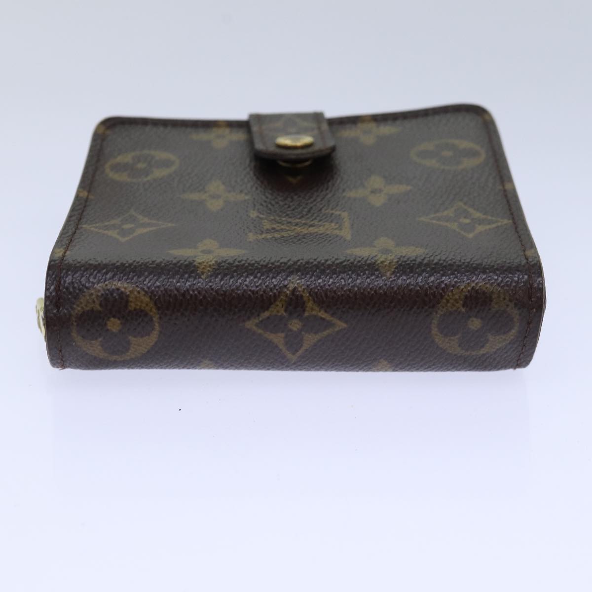 LOUIS VUITTON Monogram Compact Zip Wallet M61667 LV Auth bs16753