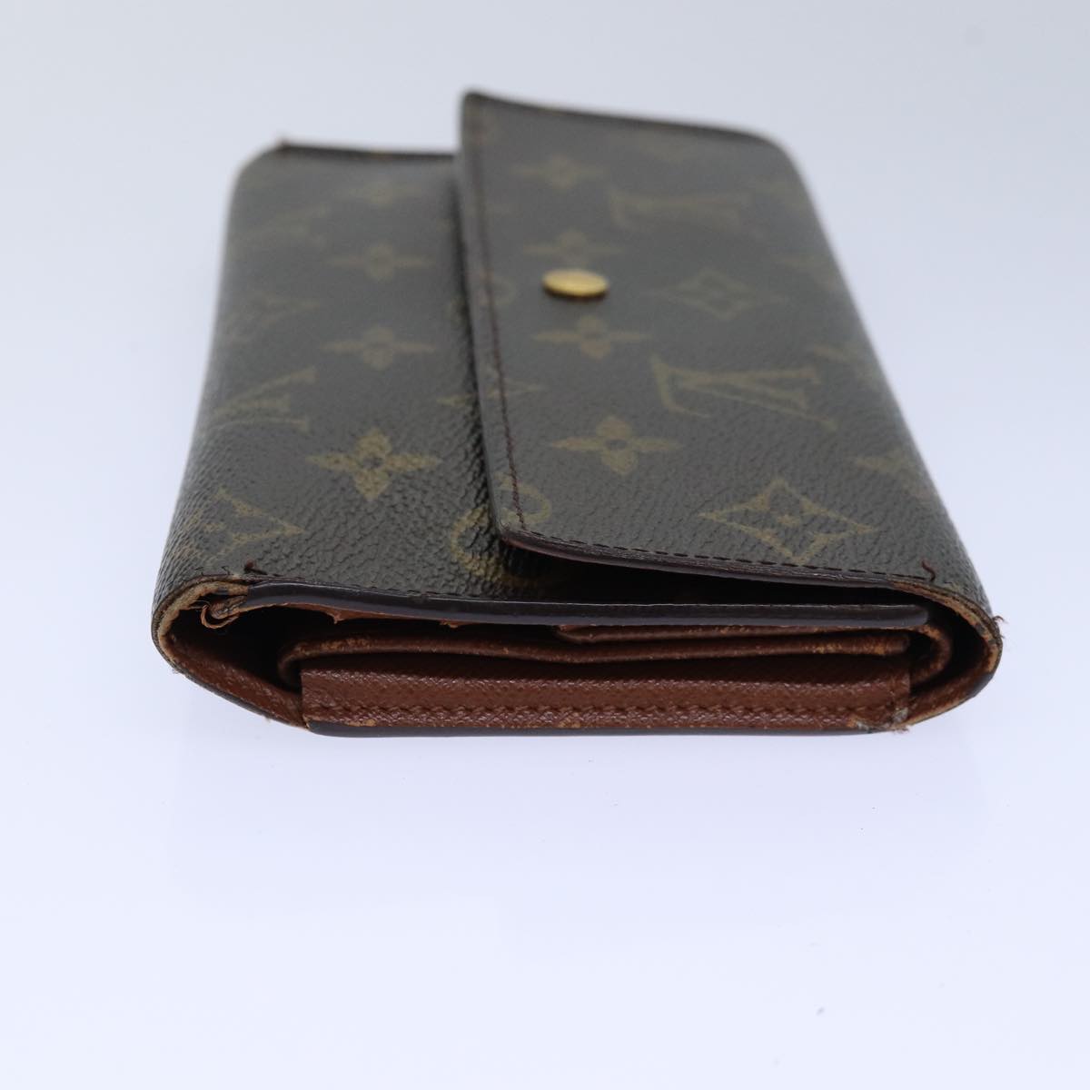 LOUIS VUITTON Monogram Porte Tresol International Wallet M61215 LV Auth bs16754