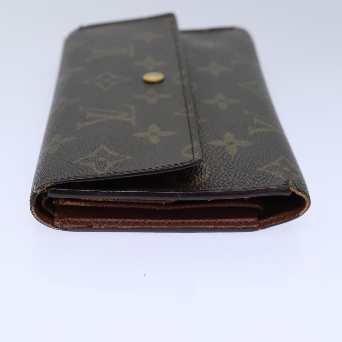 LOUIS VUITTON Monogram Porte Tresol International Wallet M61215 LV Auth bs16754