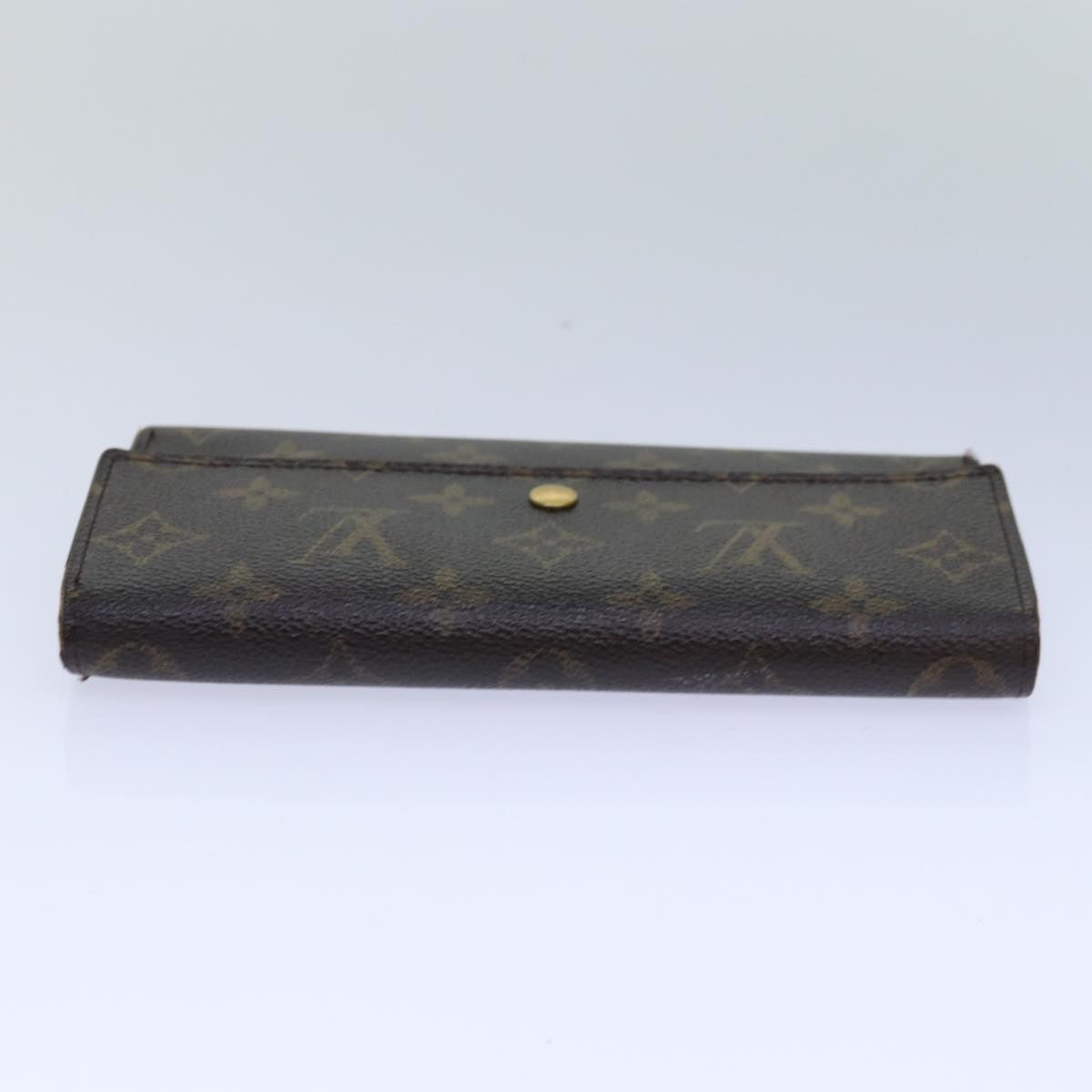 LOUIS VUITTON Monogram Porte Tresol International Wallet M61215 LV Auth bs16754