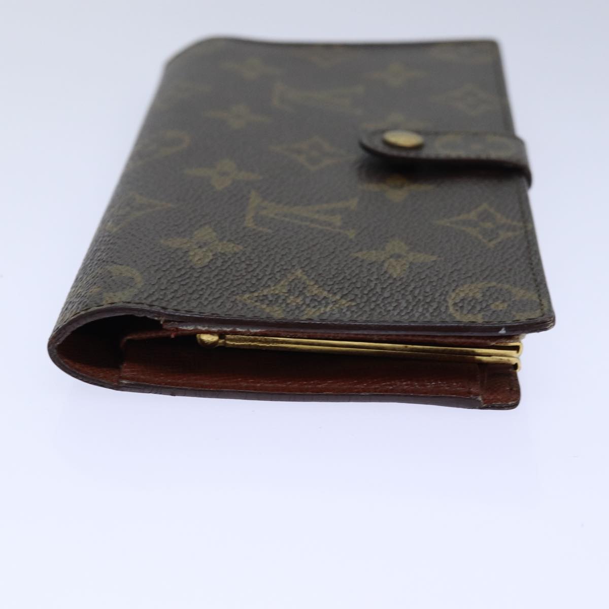 LOUIS VUITTON Monogram Continental Clutch Wallet T61217 LV Auth bs16758