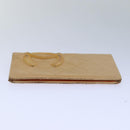 CHANEL Cambon Line Matelasse Long Wallet Leather Beige CC Auth bs16763-3