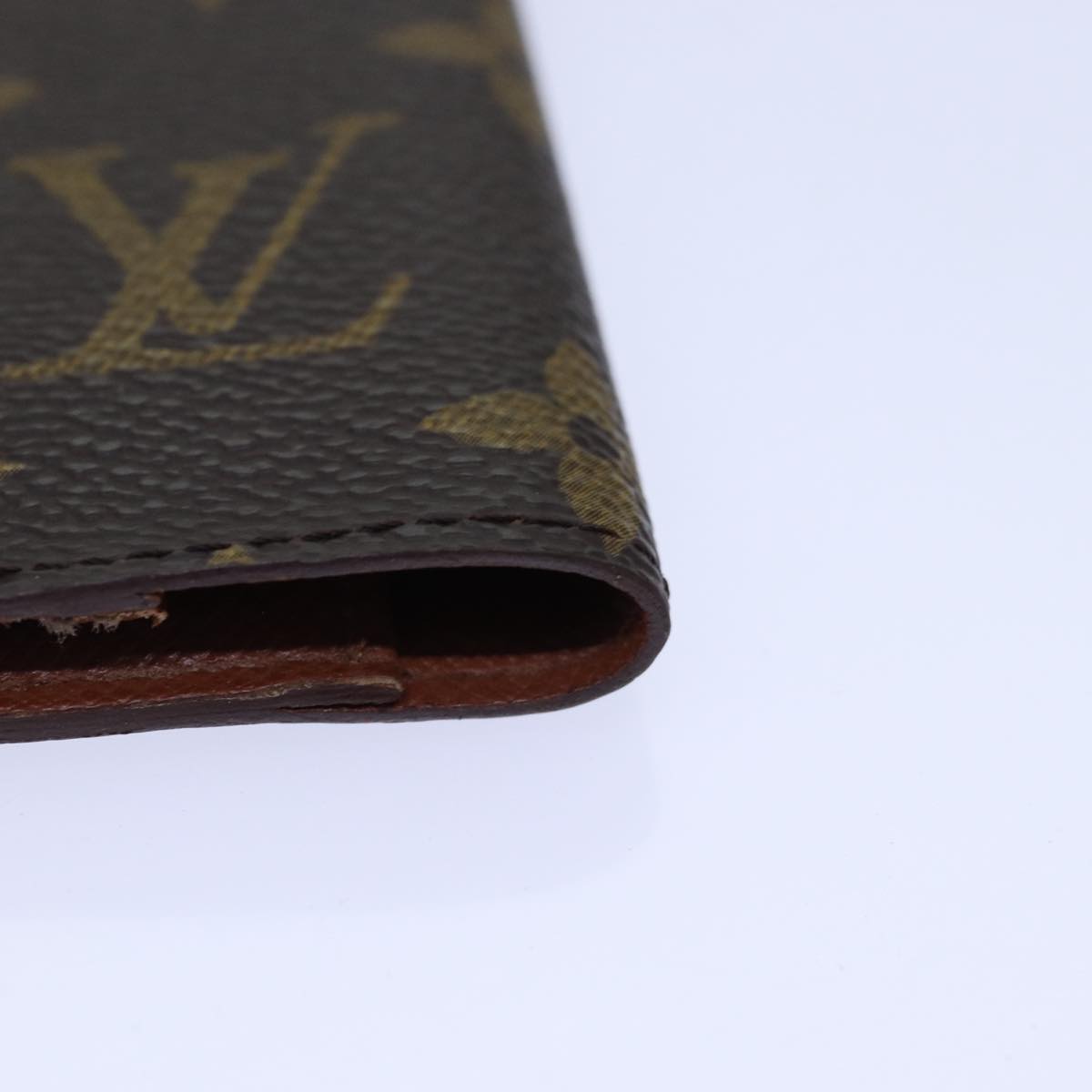 LOUIS VUITTON Monogram Couverture Passport Case M64502 LV Auth bs16765