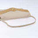 CELINE Handtasche Leder Beige Auth bs16776-7