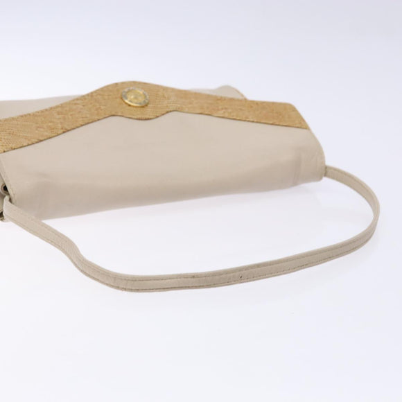 CELINE Handtasche Leder Beige Auth bs16776