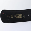 VERSACE Medusa Belt Patent leather 68cn-28.7"""""""" Red Gold Auth bs16787-12