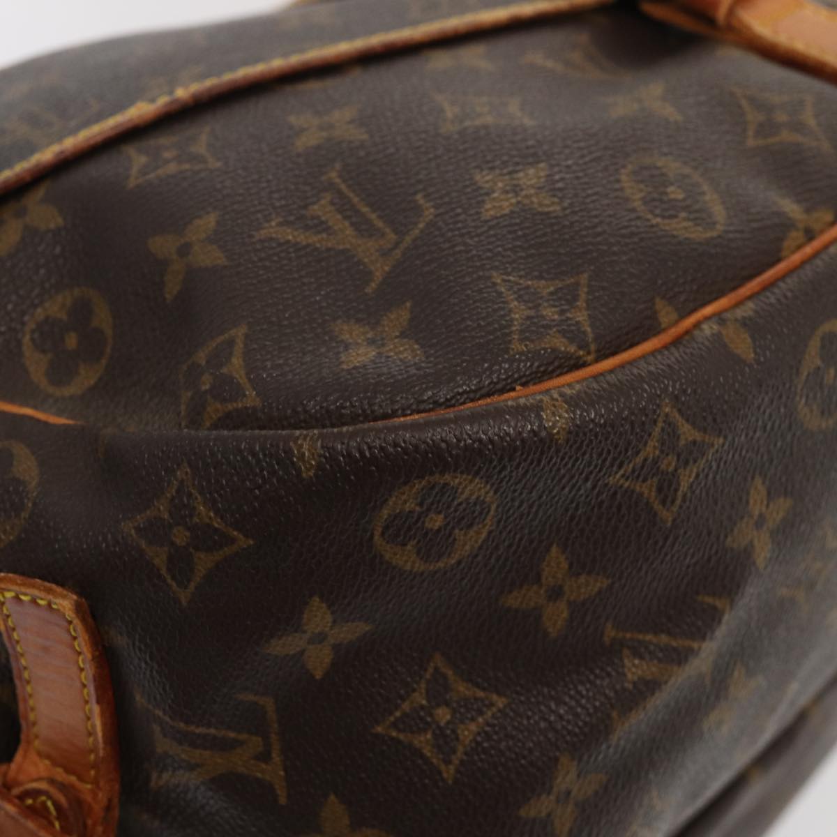 LOUIS VUITTON Monogram Saumur 35 Shoulder Bag M42254 LV Auth bs16798