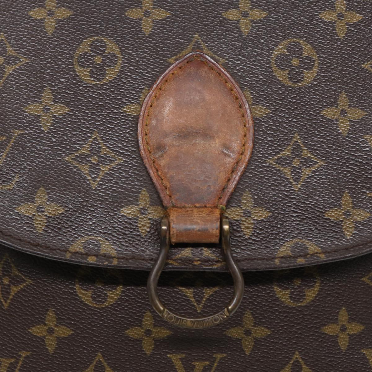 LOUIS VUITTON Monogram Saint Cloud GM Shoulder Bag M51242 LV Auth bs16801