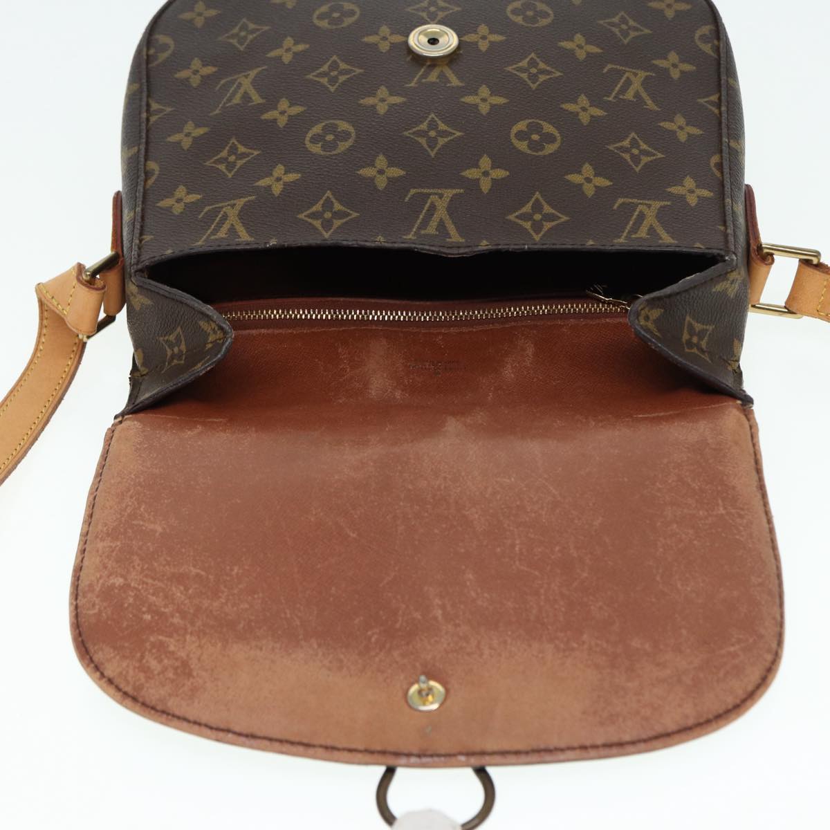 LOUIS VUITTON Monogram Saint Cloud GM Shoulder Bag M51242 LV Auth bs16801