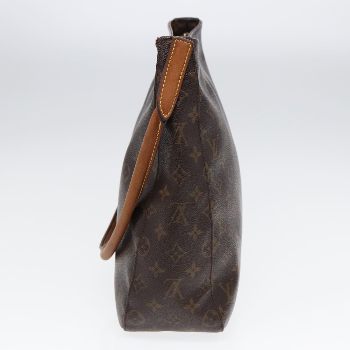 LOUIS VUITTON Monogram Looping GM Shoulder Bag M51145 LV Auth bs16819