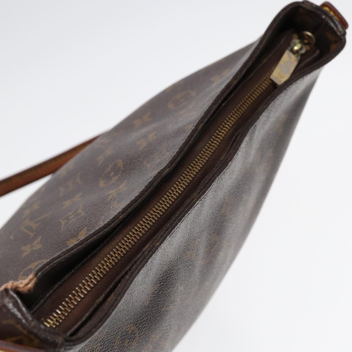 LOUIS VUITTON Monogram Looping GM Shoulder Bag M51145 LV Auth bs16819