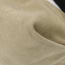 CHANEL Matelasse Shoulder Bag Suede nylon Beige Black Silver CC Auth bs16824-16